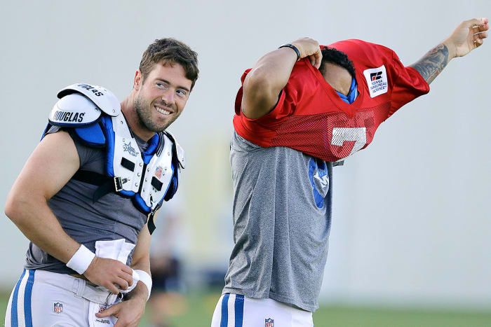 Colts' backup QBs Scott Tolzien (left) and Stephen Morris could play a larger role than expected with the team this season depending on how long starter Andrew Luck is out.